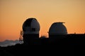 Mauna Kea Observatory at sunset, Maui-Hawaii (USA)