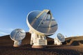 Mauna Kea Smithsonian Submillimeter Array, Big Island, Hawaii Royalty Free Stock Photo