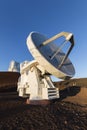 Mauna Kea Smithsonian Submillimeter Array, Big Island, Hawaii Royalty Free Stock Photo