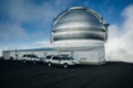 Observatories on top of Mauna Kea mountain on the Big Island of Hawaii, United States