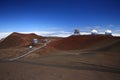 Mauna Kea telescopes , Big Island, Hawai USA Royalty Free Stock Photo