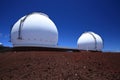 Mauna Kea telescopes , Big Island, Hawai USA Royalty Free Stock Photo