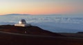 Mauna Kea telescopes on the Big Island of Hawaii Royalty Free Stock Photo