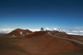 Mauna Kea telescopes , Big Island, Hawaii,USA Royalty Free Stock Photo