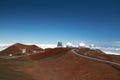 Mauna Kea telescopes , Big Island, Hawaii,USA Royalty Free Stock Photo