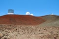 Mauna Kea telescopes , Big Island, Hawaii,USA Royalty Free Stock Photo