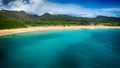 Aerial Shoot, Hawaii, Island Oahu, Pacific Ocean, Hanauma Bay, Maunalua Bay, Honolulu, Kahauloa Cove Royalty Free Stock Photo