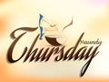 Maundy Thursday Royalty Free Stock Photo