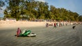 playing people at MaungMaKan beach, Tanintharyi State, southern Myanmar, April-2017