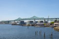 Tobin Bridge in Chelsea, Massachusetts, USA