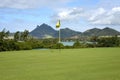 Mauritian golf on island cerf Royalty Free Stock Photo