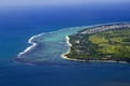 Mauritius aerial Royalty Free Stock Photo