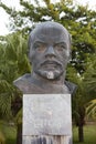 MAURITIUS - APRIL 28, 2012: Monument to Lenin in Port Louis Mauritius in the park