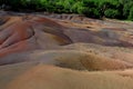 Mauritius, Chamarel,7 colored earth Royalty Free Stock Photo