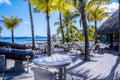Mauritius Island - 04.11.2021 : Canonnier Beachcomber Hotel. Tropical paradise island holidays on the hotel, sea view