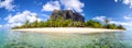 Mauritius Island panorama Royalty Free Stock Photo