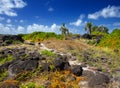 Mauritius, landscape of the island against the blue sky