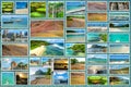 Mauritius landscapes collage