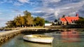 Mauritius North Coast, Scenic Red Church Royalty Free Stock Photo