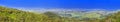 Mauritius,Panoramic aerial view of mountains Royalty Free Stock Photo