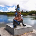 Mauritius, Shiva statue, Lake Grand Bassin Temple Royalty Free Stock Photo