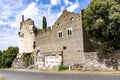 Mausoleo di Cecelia Metella Fachade in Via Appia antica at Rome Royalty Free Stock Photo