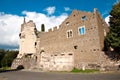 Mausoleo di Cecelia Metella Fachade in Via Appia antica at Rome Royalty Free Stock Photo