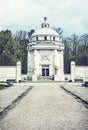 Mausoleum of The Andrassy family, blue filter Royalty Free Stock Photo