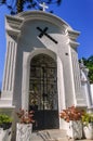 Mausoleum in cemetery, Antigua, Guatemala