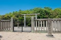 Mausoleum of Empress Hibasuhime no Mikoto in Nara, Japan. She was the wife of the 11th emperor of Japan