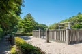 Mausoleum of Empress Hibasuhime no Mikoto in Nara, Japan. She was the wife of the 11th emperor of Japan