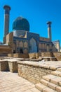 The Mausoleum Gur-Emir, Samarkand, Uzbekistan. Royalty Free Stock Photo