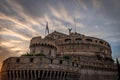 The Mausoleum of Hadrian, known as Castel Sant`Angelo in Rome