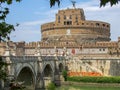 Castel Sant`Angelo in Rome in Italy Royalty Free Stock Photo