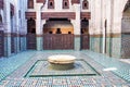 Mausoleum of Moulay Ismail interior in Meknes in Morocco Royalty Free Stock Photo