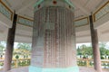 Mausoleum with the names of the Vietnamese soldiers from QuÃ¡ÂºÂ£ng Nam province killed during the Vietnam War.