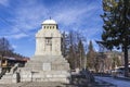 Mausoleum-ossuary of Apriltsi in town of Koprivshtitsa, Bulgaria