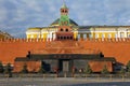 Mausoleum on Red Square, Moscow, Russia.