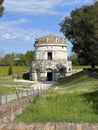 Mausoleum of Theodoric Ravenna in Italy, sunny day. Royalty Free Stock Photo