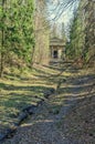 Mausoleum to Husband-Benefactor in Pavlovsk Park. Royalty Free Stock Photo