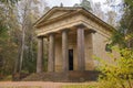 Mausoleum to a husband and benefactor in Pavlovsk Park, St Petersburg Royalty Free Stock Photo