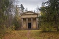 Mausoleum to a husband and benefactor in Pavlovsk Park, St Petersburg Royalty Free Stock Photo