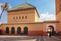 Mausoleum. Zaouia sidi bel abbes. Marrakesh. Morocco