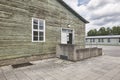 Mauthausen memorial camp. Barracks, roll call square. Austria