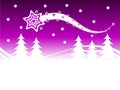 Mauve Winter Background Royalty Free Stock Photo