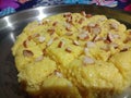 Mava Barfi (Milk Cake)