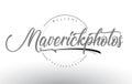 Maverick Personal Photography Logo Design with Photographer Name