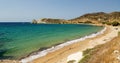 Mavrospilia beach, Kimolos island, Cyclades, Greece