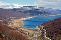 Mavrovo Lake, Macedonia Royalty Free Stock Photo