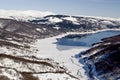 Mavrovo Lake, Macedonia Royalty Free Stock Photo